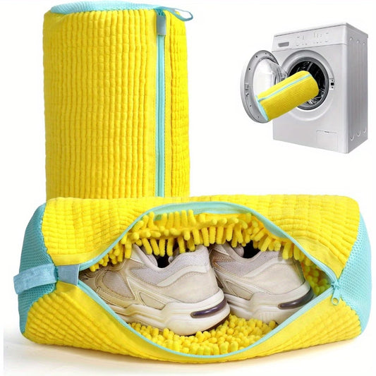 Laundry Bags for Shoes – Washing Machine Shoe Wash Bag with Zipper Closure & Protective Interior