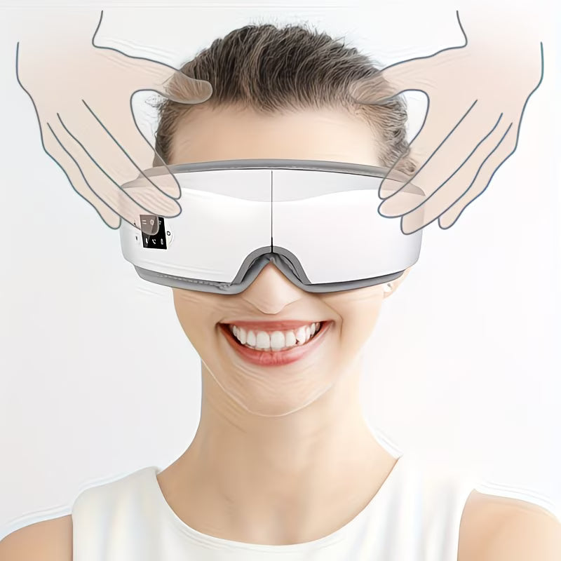 4D Intelligent Eye Massager – Multi-Functional Massager with Pneumatic, Vibration, Heat & Music Therapy
