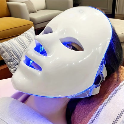 Face Massager – 7 Color LED Facial Mask Device for Skincare Routine & Home Spa Care