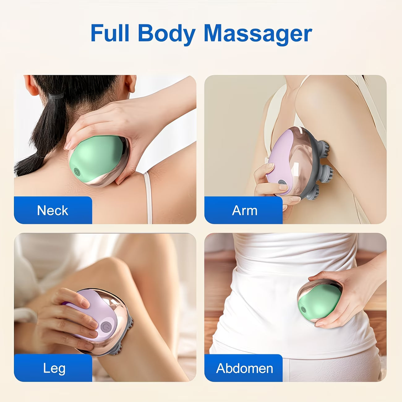 Scalp Massager – Handheld Electric Head Massager