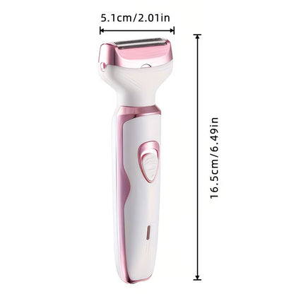 Women Razor – Rechargeable Electric Shaver for Face, Legs, Underarms & Bikini Trimming (Painless Grooming Kit)