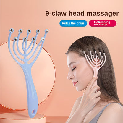 Scalp Massager – Handheld Head Massager 9 Claw