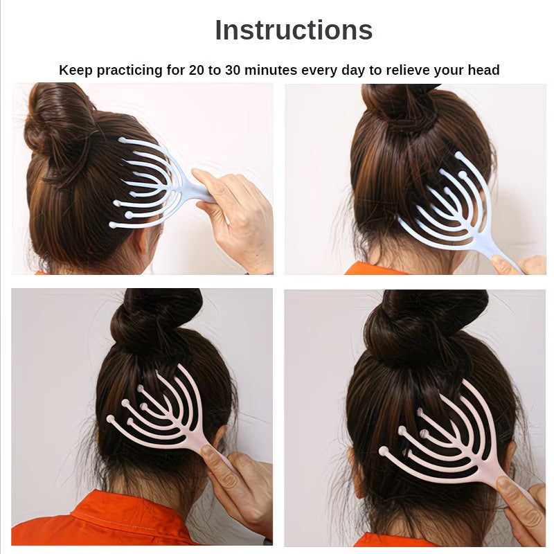 Scalp Massager – Handheld Head Massager 9 Claw