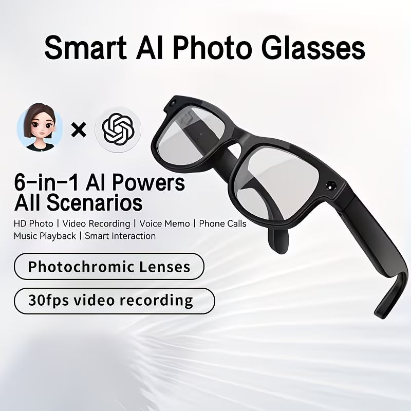 Smart Glasses – 1080P HD AR & AI Smart Goggles