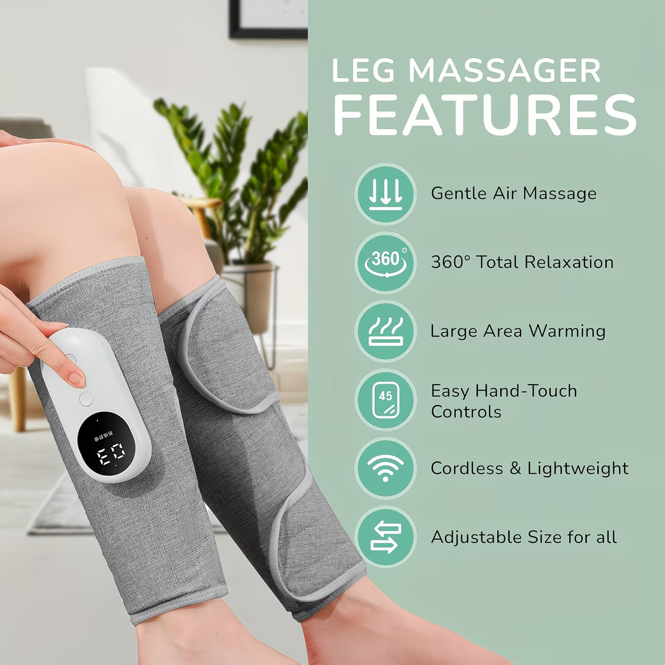Leg Massager – Rechargeable Foot & Leg Massager