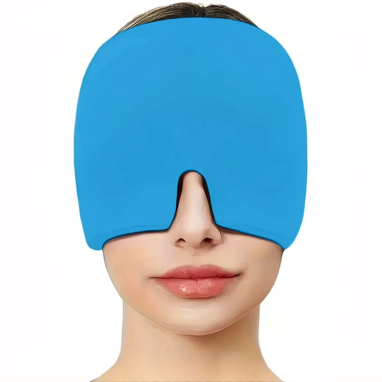Cooling Gel Headband – Reusable Headache Cap, Migraine Cap & Ice Gel Face Mask for Instant Relief
