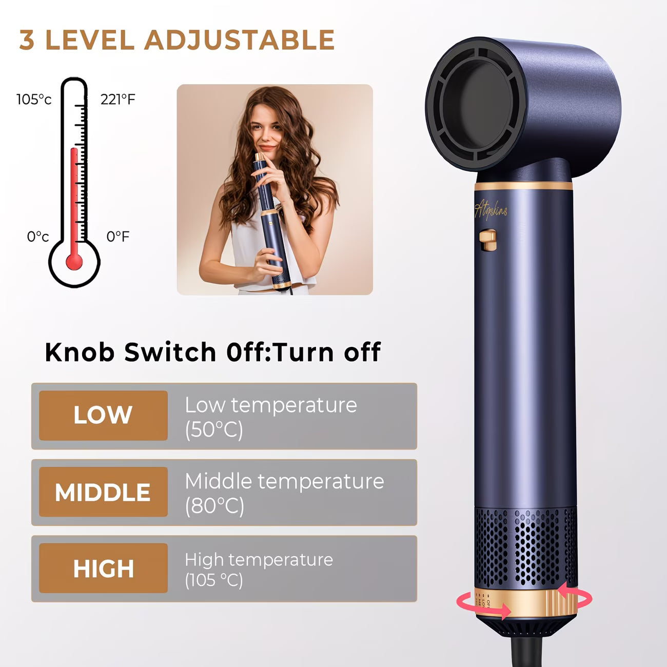 Hair Straightener – 5-in-1 Hot Air Brush Styler