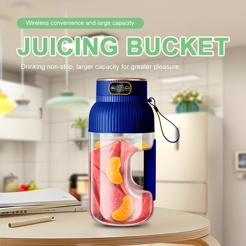 Portable Juicer – 10-Blade USB Rechargeable Juicer Machine for Fresh Fruit Juicer & Smoothies