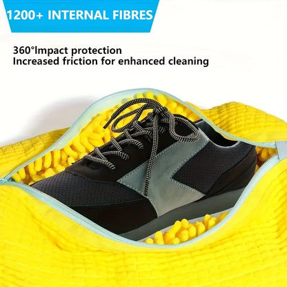 Laundry Bags for Shoes – Washing Machine Shoe Wash Bag with Zipper Closure & Protective Interior