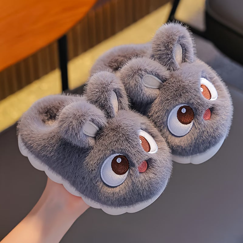 Cute Slippers for Kids – Rabbit Slippers Cartoon Winter Indoor Shoes for Toddlers