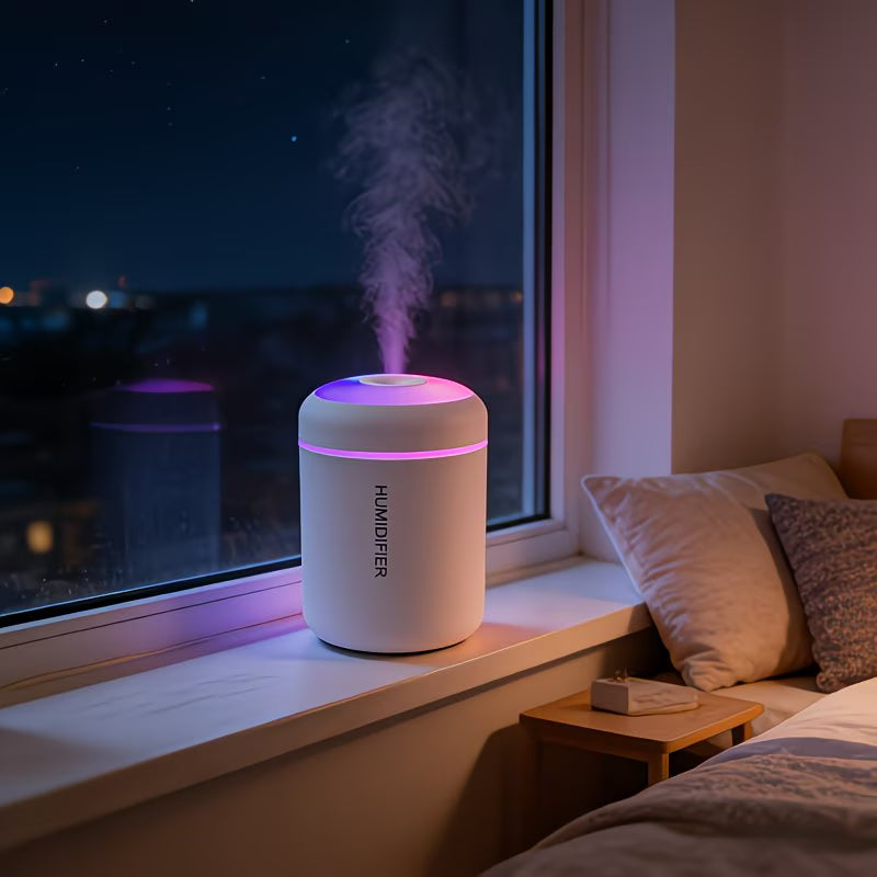 Humidifier – Essential Oil Aromatherapy Mist Diffuser with Color-Changing Night Light & Cold Mist Function