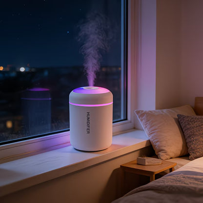 Humidifier – Essential Oil Aromatherapy Mist Diffuser with Color-Changing Night Light & Cold Mist Function