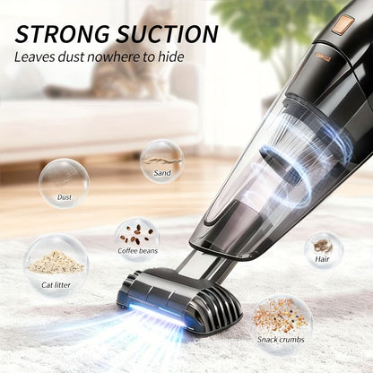 Wireless Vacuum Cleaner – High Power Mini Car & Home Vacuum Cleaner