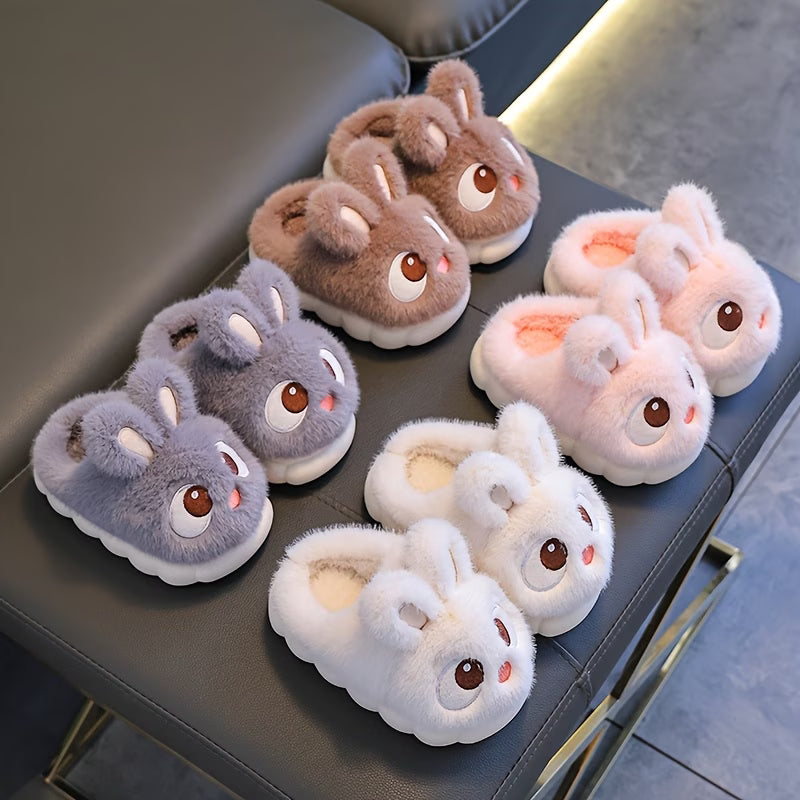Cute Slippers for Kids – Rabbit Slippers Cartoon Winter Indoor Shoes for Toddlers