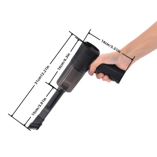 Car Vacuum Clean – 2025 New Model High-Power Mini Vacuum Cleaner with Blower & USB Rechargeable Design