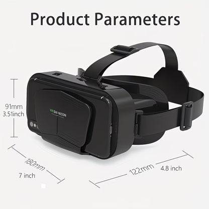 3D VR Headset – Smart Virtual Reality Glasses for Immersive Video Games