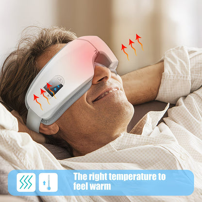 4D Intelligent Eye Massager – Multi-Functional Massager with Pneumatic, Vibration, Heat & Music Therapy