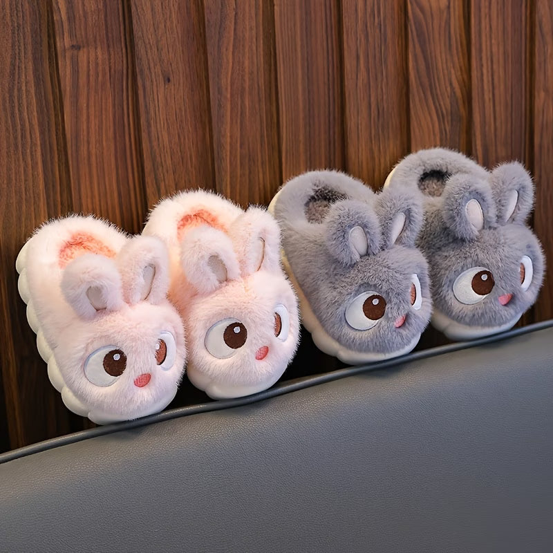 Cute Slippers for Kids – Rabbit Slippers Cartoon Winter Indoor Shoes for Toddlers