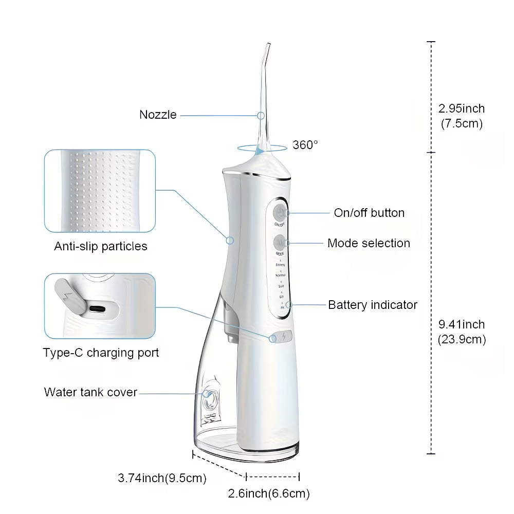 Water Flosser – Portable Rechargeable Oral Irrigator
