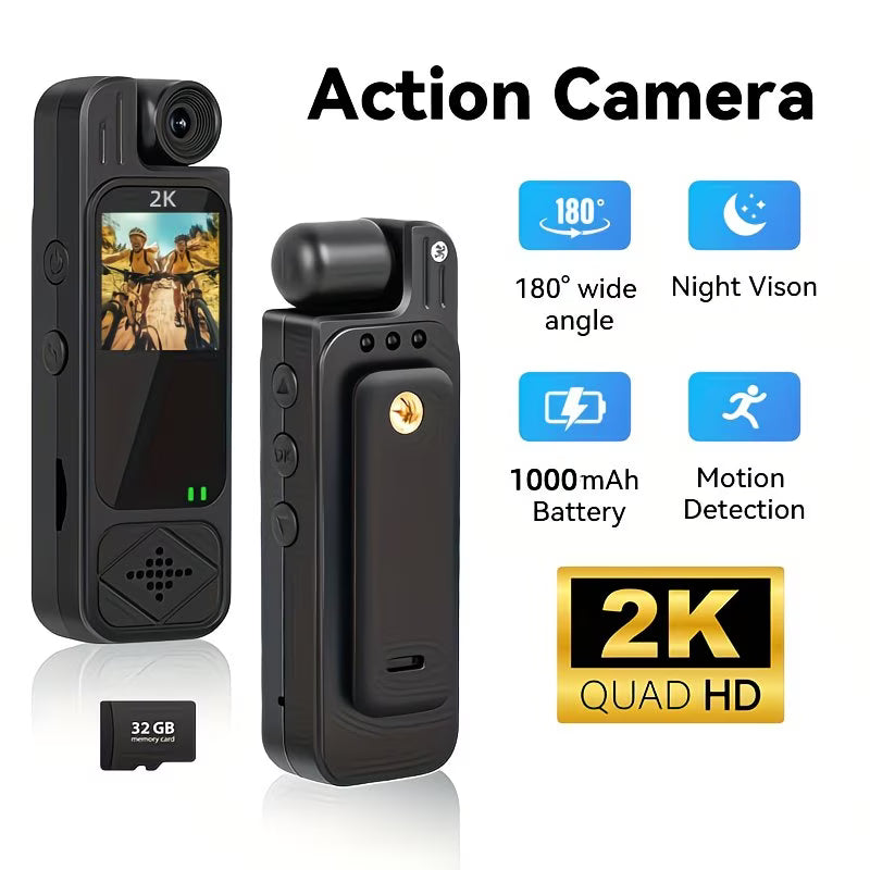 Camera – Compact Body Camera with Night Vision