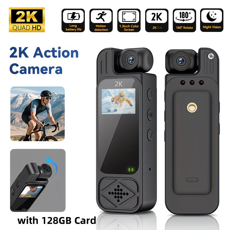 Camera – Compact Body Camera with Night Vision