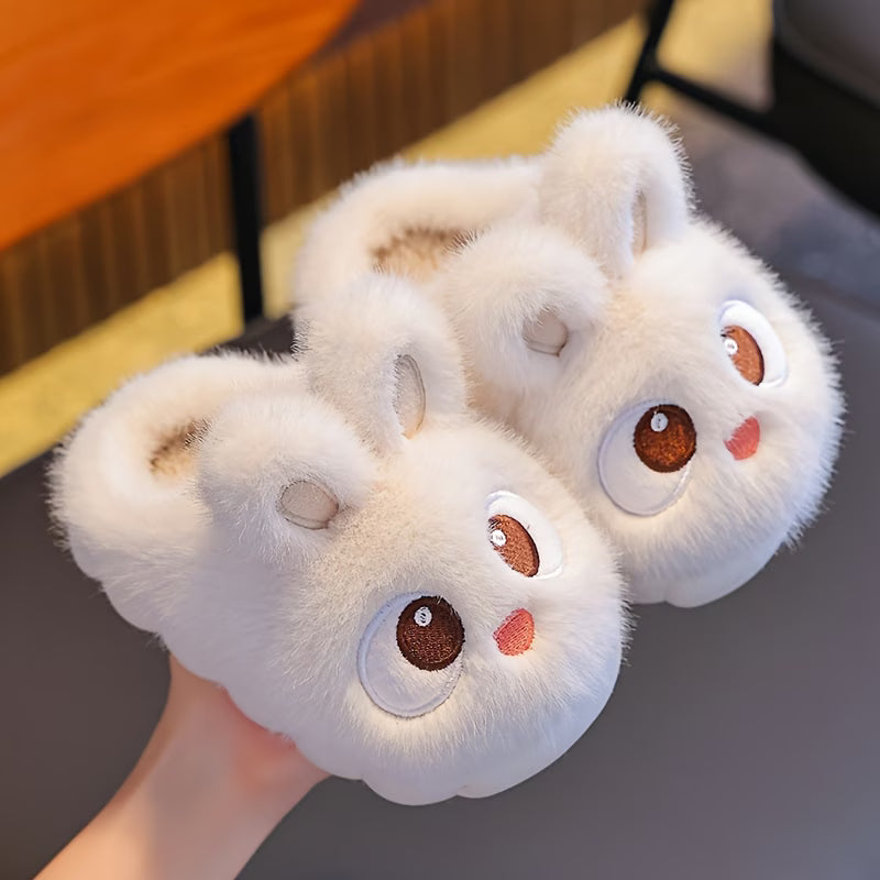 Cute Slippers for Kids – Rabbit Slippers Cartoon Winter Indoor Shoes for Toddlers