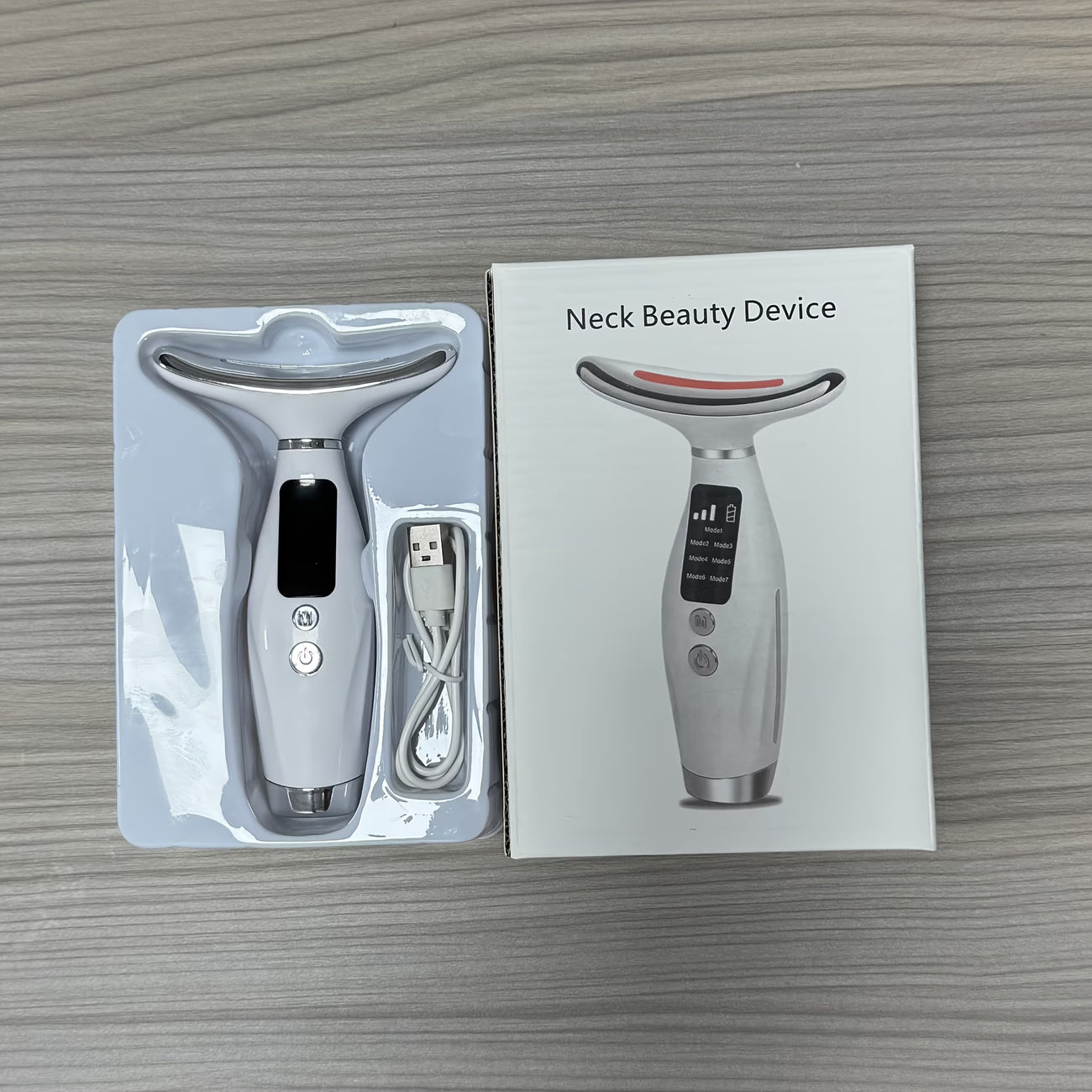 Face Massager – Rechargeable Neck & Facial Skincare Device with 7 Modes for Skincare Routine