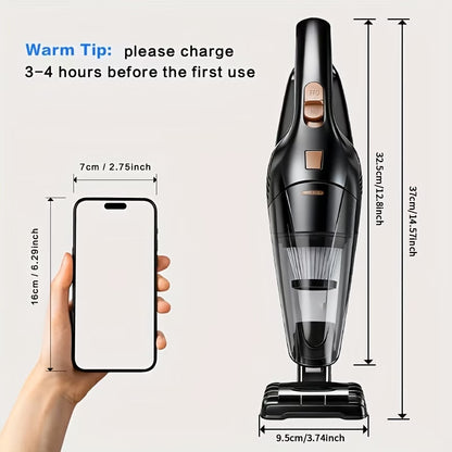 Wireless Vacuum Cleaner – High Power Mini Car & Home Vacuum Cleaner