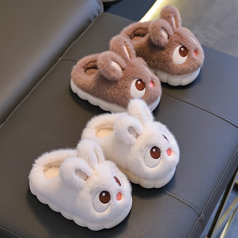 Cute Slippers for Kids – Rabbit Slippers Cartoon Winter Indoor Shoes for Toddlers