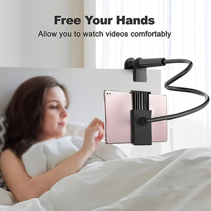 360° Rotating Phone Stand – Flexible Mobile & Tablet Holder for Bedside Use
