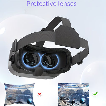 3D VR Headset – Smart Virtual Reality Glasses for Immersive Video Games