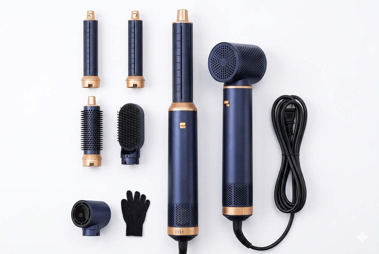 Hair Straightener – 5-in-1 Hot Air Brush Styler