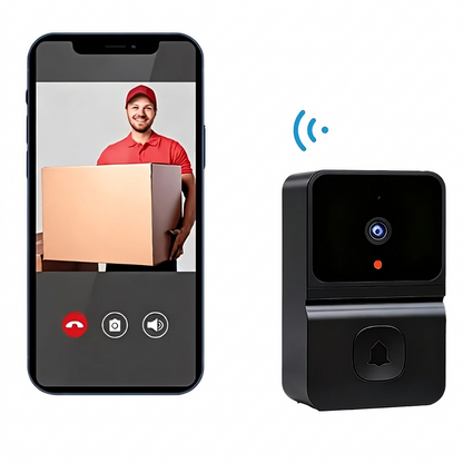 Smart Doorlock – Wireless Smart WiFi Video Doorbell with Built-in Battery, 2-Way Audio & Night Vision