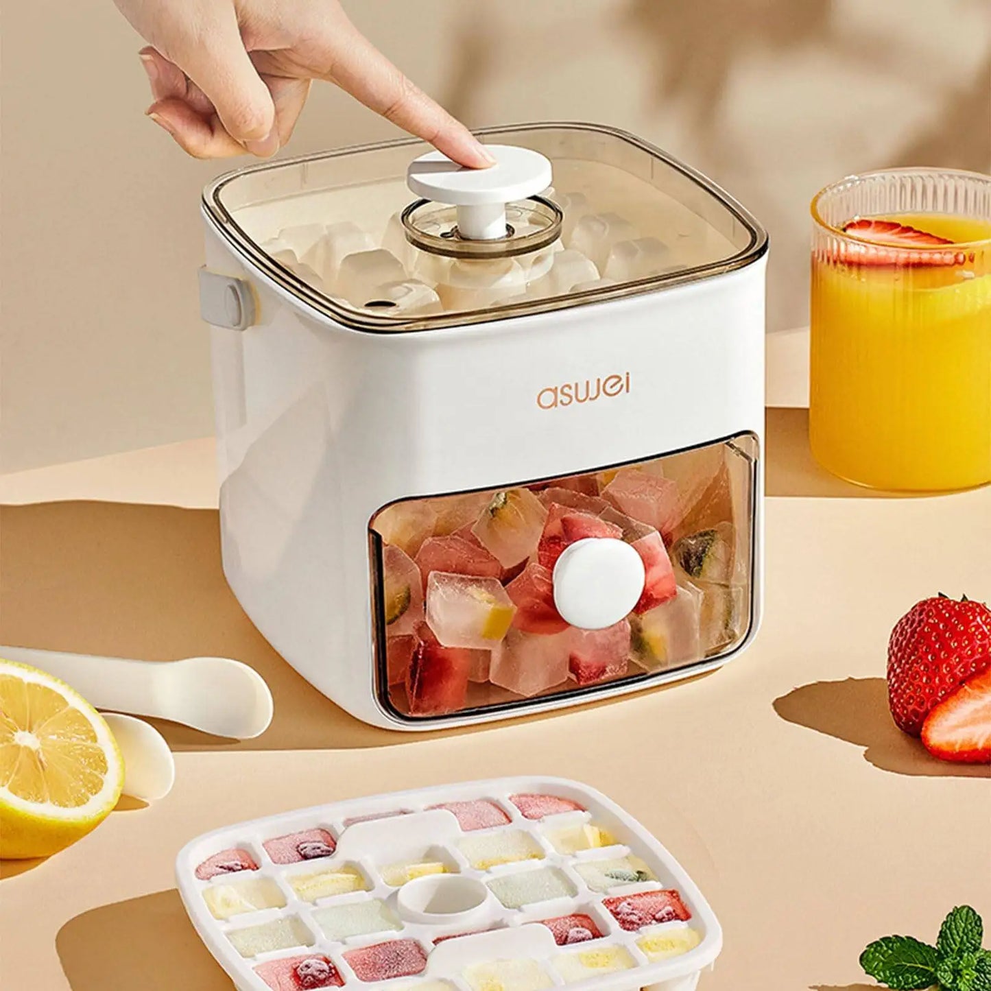 Ice Maker – Large 48-Grid Ice Cube Machine