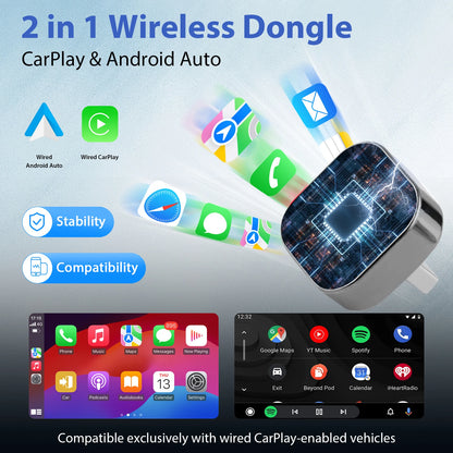 CarPlay Adapter – Wireless CarPlay & Android Auto