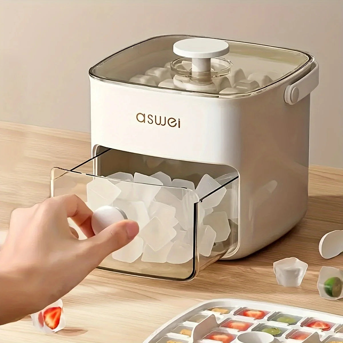Ice Maker – Large 48-Grid Ice Cube Machine