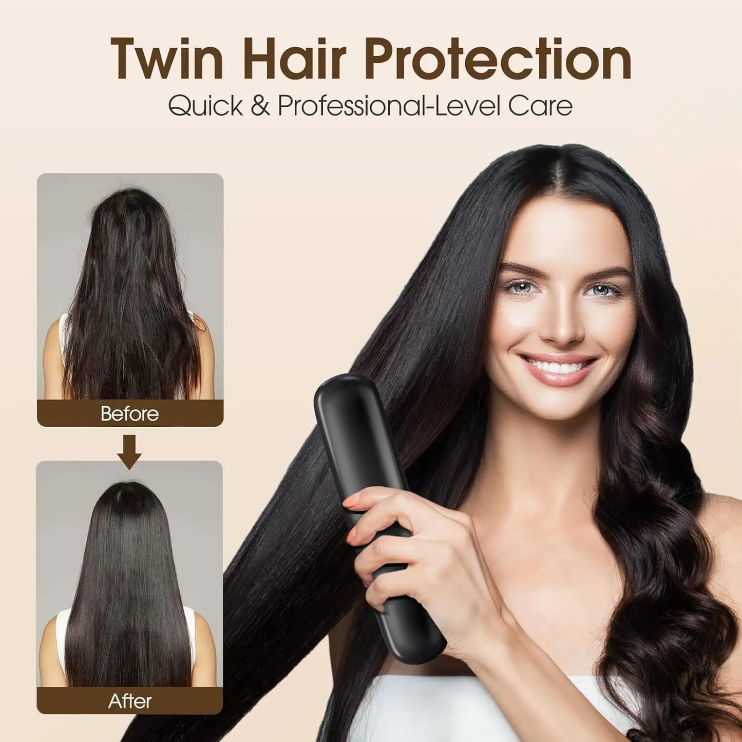 Hair Straightener – Portable Wireless Straightener