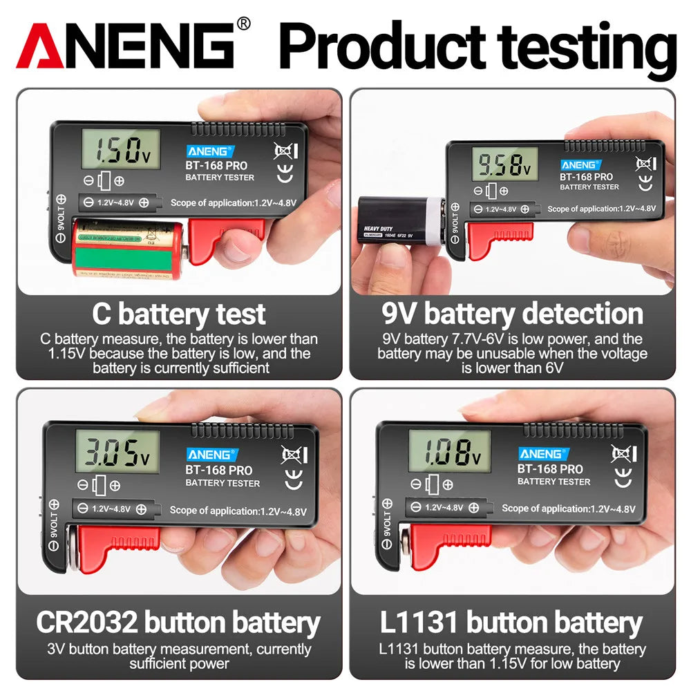 Battery Tester – Universal Digital Battery Tester
