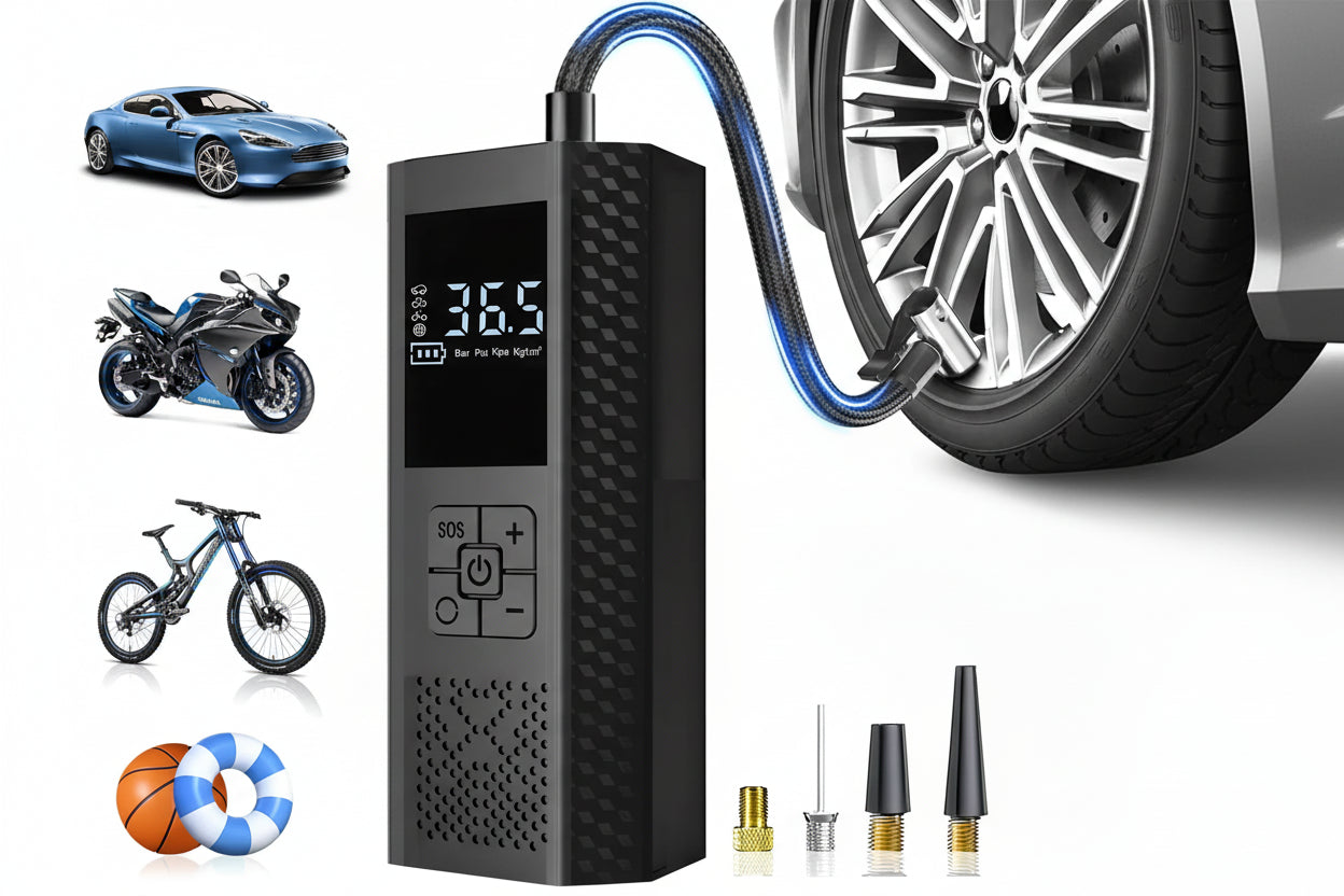 Air Compressor – Portable Wireless Car Air Pump