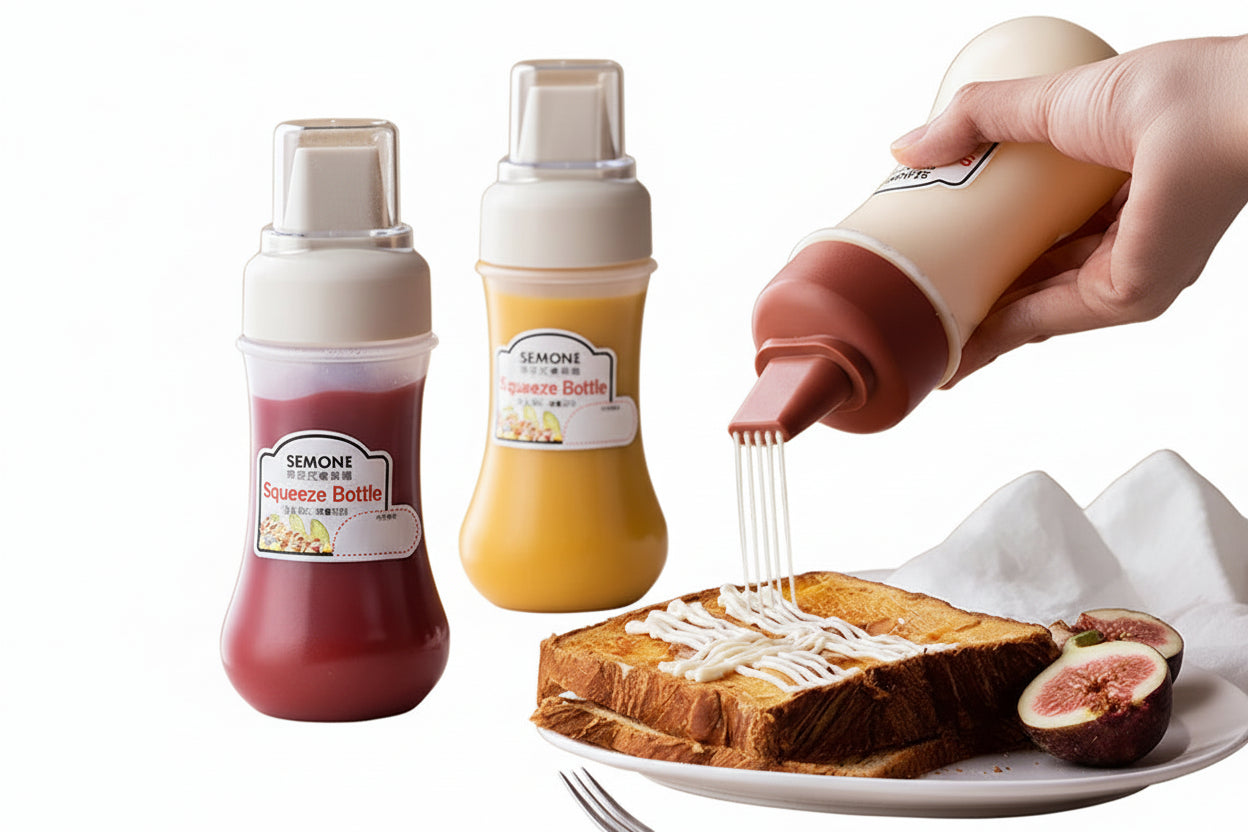 Squeeze Bottles – Kitchen Sauce & Oil Dispenser