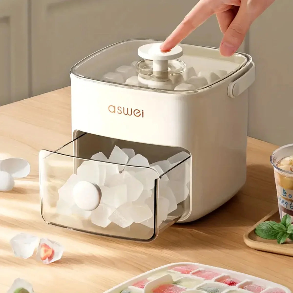 Ice Maker – Large 48-Grid Ice Cube Machine