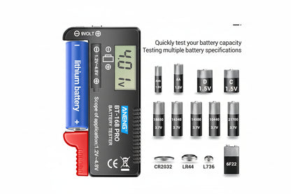 Battery Tester – Universal Digital Battery Tester