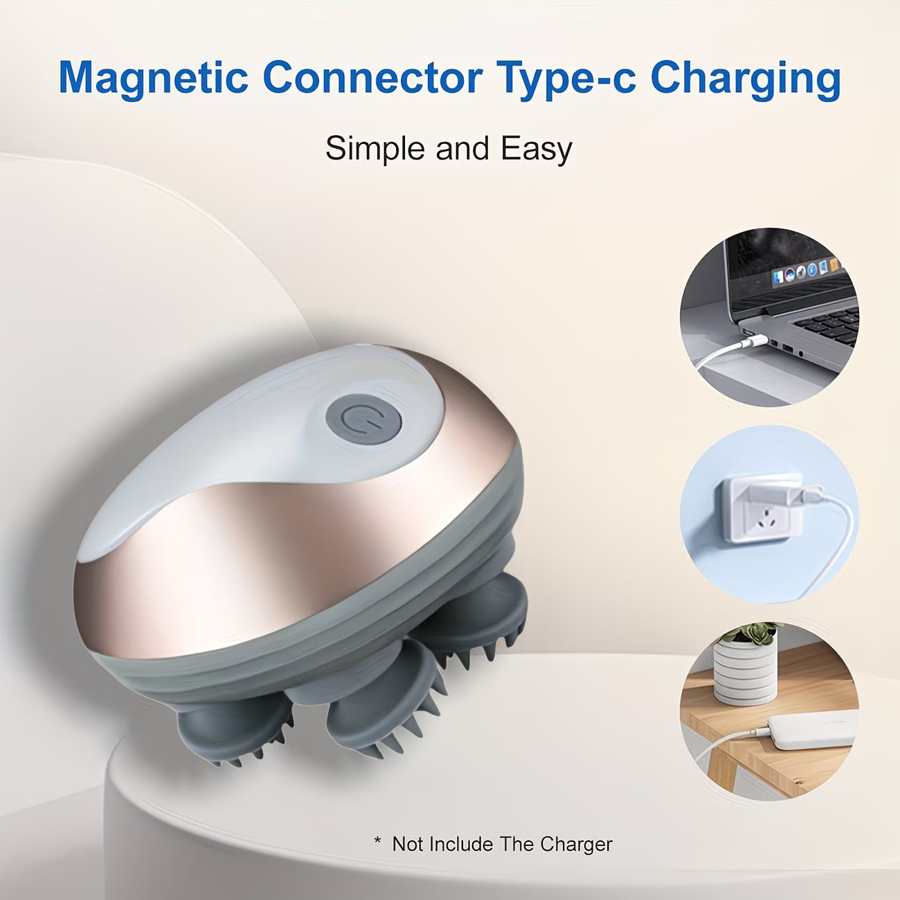 Scalp Massager – Handheld Electric Head Massager