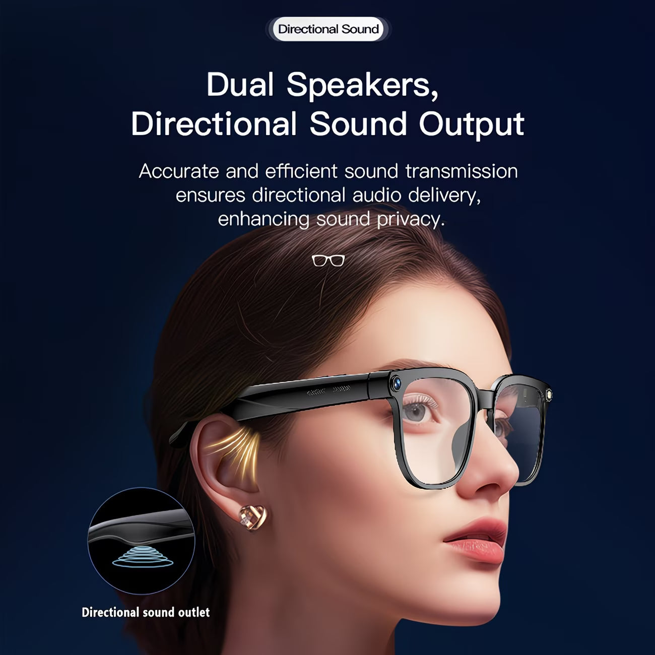 Smart Glasses – 1080P HD AR & AI Smart Goggles