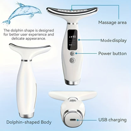 Face Massager – Rechargeable Neck & Facial Skincare Device with 7 Modes for Skincare Routine