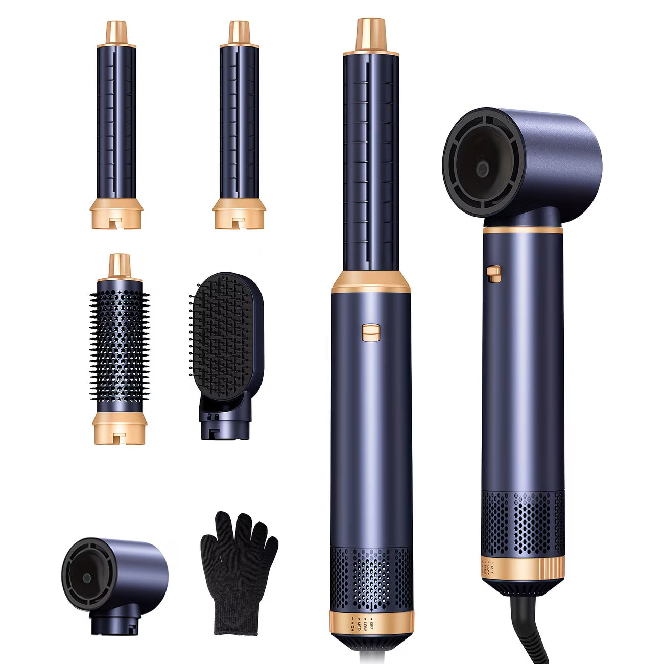 Hair Straightener – 5-in-1 Hot Air Brush Styler