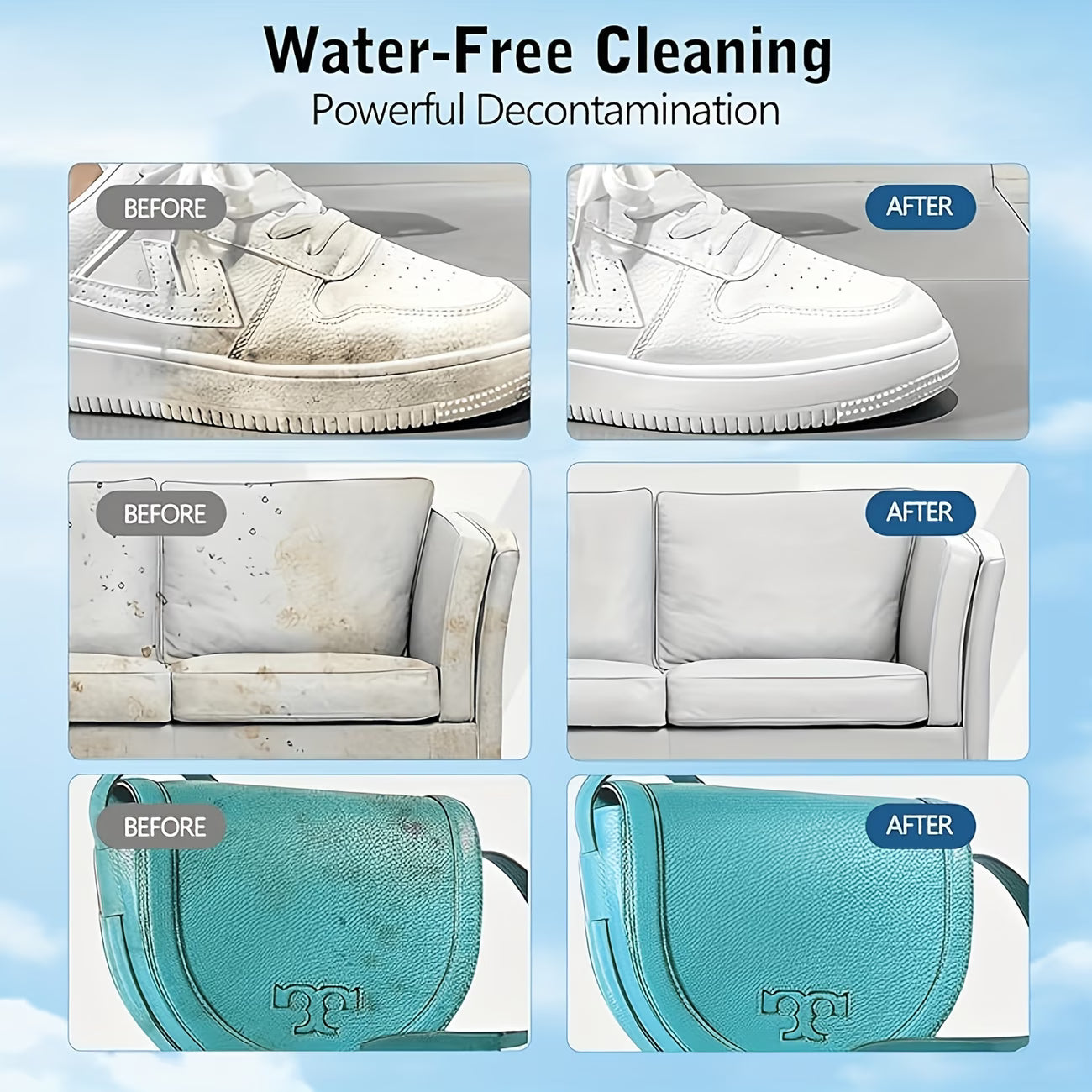 Shoe Cleaning – White Shoe Cleaning Paste with Sponge | Whitening & Stain Remover for Leather, Bags & Car Interior