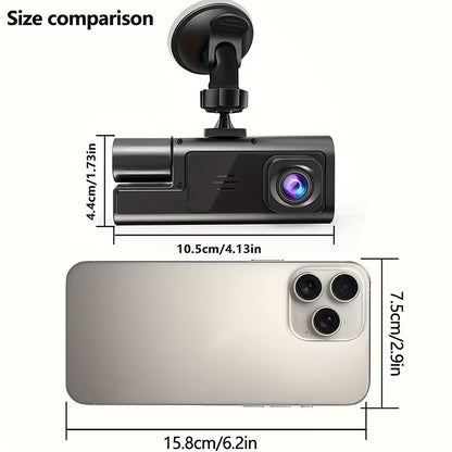 Dash Cam for Car – Dual Lens Car Camera 1080P Front & Inside Dash Cam with Night Vision