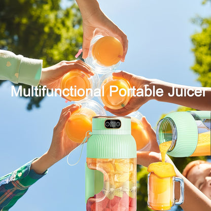 Portable Juicer – 10-Blade USB Rechargeable Juicer Machine for Fresh Fruit Juicer & Smoothies