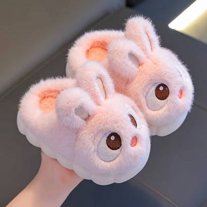 Cute Slippers for Kids – Rabbit Slippers Cartoon Winter Indoor Shoes for Toddlers
